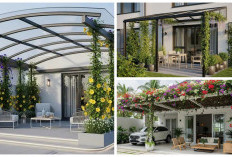 Teras Jadi Lebih Hidup! Ide Desain Carport Menyatu dengan Tanaman Rambat Tropis
