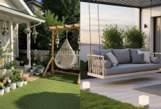 Bikin Betah di Rumah! Ayunan Teras Minimalis yang Instagramable