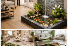 5 Inspirasi Kolam Ikan di Ruang Tamu Modern yang Bikin Rumah Terlihat Mewah dan Beda dari yang Lain!