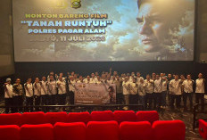 NoBar Film Tanah Runtuh, Polres Pagar Alam Bangun Semangat Persatuan Bersama Masyarakat