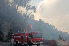 Liku Endikat di Pagar Alam Terbakar, Ancam  Keselamatan Pengemudi Kendaraan