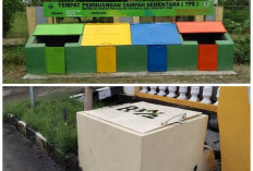 Bak Sampah Beton Bergaya Modern, Solusi Depan Rumah Tetap Rapi dan Estetik