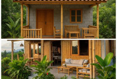 7 Inspirasi Rumah Kecil 4x6 Meter dari Batako dan Bambu: Hunian Unik dengan Teras Estetik yang Bikin Betah!
