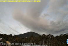 Aktivitas Gunung Dempo Masih Waspada, PVMBG Rekam Gempa Hembusan dan Low Frekuensi