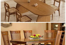 Mewah dan Tahan Lama! 9 Inspirasi Meja Makan Kayu Jati yang Bikin Ruang Makan Naik Kelas!