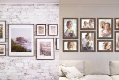 Cara Menata Bingkai Foto Aesthetic di Ruang Tamu agar Tidak Terlihat Penuh!