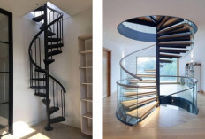 Hemat Ruang! Inspirasi Tangga Putar Minimalis untuk Rumah Kecil yang Estetik