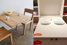 Meja Makan Lipat Hemat Ruang, Solusi Cerdas untuk Hunian Sempit!