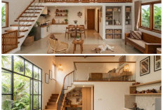  6 Inspirasi Desain Rumah Mungil 2 Lantai dengan Kamar Tidur di Atas, Hemat Lahan dan Nyaman