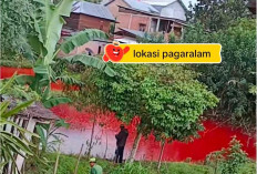 Viral di Jagad Maya, Kolam Merah di Pagar Alam