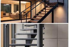 Desain Tangga Besi Minimalis Terbaru, Tampil Stylish Tanpa Boros Biaya