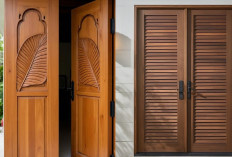 Inspirasi Model Pintu Kupu Tarung Kayu Jati Terbaru 2026, Elegan dan Tahan Lama!