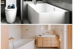 Tak Monoton! Inspirasi Bak Mandi Keramik yang Bikin Kamar Mandi Makin Menawan