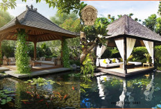 Model Kolam Ikan Minimalis dengan Gazebo, Cocok untuk Area Santai Keluarga!