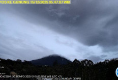 Gunung Dempo Berstatus Waspada, Aktivitas Seismik Masih Terekam Meski Asap Kawah Nihil