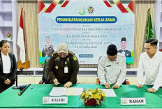 Kejari Pagar Alam - Kemenhaj Teken MoU Pengawasan Penyelenggaraan Haji 2026