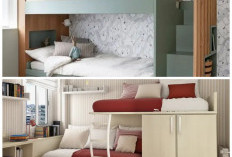 Solusi Hemat Ruang! Kamar Tidur Lebih Tertata dengan Kasur Tingkat Bergaya Minimalis