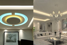 Inspirasi Model Lampu Plafon Ruang Tamu Modern, Rumah Makin Estetik!