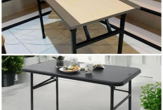 Bikin Lapak Makin Tertata! 7 Desain Meja Lipat Praktis, Ringkas, dan Menarik