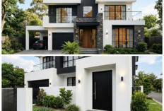Elegan dalam Kesederhanaan: 7 Model Rumah Minimalis Cat Hitam Putih Paling Eksklusif di Tahun 2026