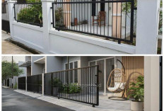 10 Desain Pagar Dekat Teras yang Membuat Rumah Tampak Elegan dan Lapang