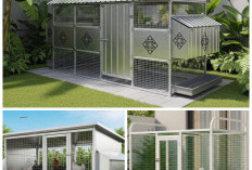 8 Desain Kandang Ayam Galvanis Modern, Awet dan Anti Karat untuk Ternak di Rumah!