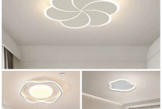 7 model lampu plafon led terbaru 2026, bikin rumah minimalis makin modern dan terang maksimal!