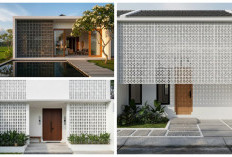 Rekomendasi 7 Kombinasi Roster dan Dinding Putih yang Bikin Tampak Depan Rumah Minimalis Terasa Premium!