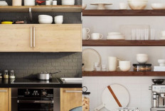 Desain Rak Dapur Minimalis Tempel Dinding untuk Hunian Modern!