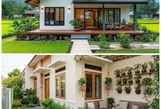 6 Model Rumah Minimalis Bernuansa Kampung dengan Teras Lega dan Nyaman