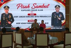Kenal Pamit Kapolres Pagar Alam Berlangsung Khidmat, Walikota Harap Sinergi Semakin Kuat