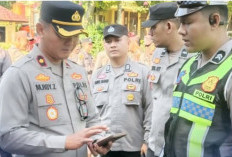Mendadak Propam Periksa Handphone Personel, Wakapolres Pagar Alam Ingatkan Personel Jauhi Judol dan Pinjol 