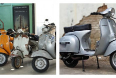 Pesona Vespa Jadul yang Tetap Abadi