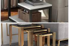 Meja Sudut Multifungsi untuk Ruang Tamu Mini, Hemat Ruang dengan Sentuhan Elegan