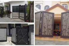 14 Model Pagar Lipat Minimalis Kekinian yang Bikin Tampilan Rumah Makin Modern!