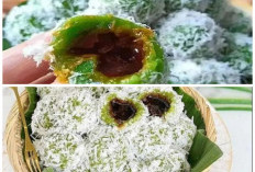 Klepon Ketan Pandan Isi Gula Merah, Legitnya Meleleh di Mulut dan Mudah Dibuat!