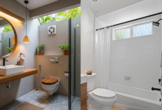 Inspirasi Model Kamar Mandi dengan Ventilasi Atas yang Sehat dan Nyaman!