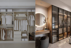 Inspirasi Lemari Pakaian Minimalis Modern, Kamar Lebih Rapi dan Elegan!