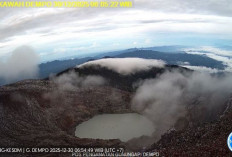 Gunung Dempo Sumatera Selatan Waspada Level II: Masyarakat Diminta Jauhi Kawah dan Sektor Utara