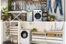 Inspirasi Tempat Cuci Baju Minimalis Modern yang Hemat Ruang dan Tetap Fungsional
