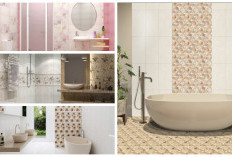10 Inspirasi Keramik Kamar Mandi Motif Bunga yang Bikin Ruangan Lebih Cantik dan Aesthetic