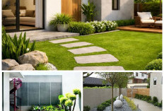 Halaman Depan Rumah Minimalis Terlihat Adem, Ini 4 Kombinasi Rumput dan Batu Alam yang Menawan!