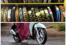 5 Rekomendasi Ban Motor Anti Selip, Tetap Aman Berkendara Saat Musim Hujan