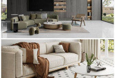 Keramik Lantai Ruang Tamu Aesthetic yang Anti Licin dan Mudah Dibersihkan!