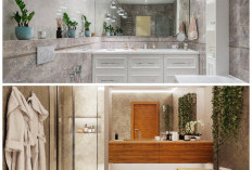 Tampil Berkelas dan Modern, Inspirasi Kamar Mandi Marmer dengan Sentuhan Hotel Premium