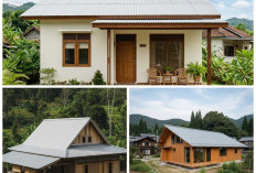 7 Gambar Rumah Minimalis Atap Asbes Sederhana di Kampung yang Tampak Asri dan Nyaman!