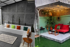 Desain Halaman Belakang Rumah dengan Kursi Panjang, Nongkrong Jadi Lebih Seru!