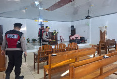 Patroli perintis Presisi Sterilisasi Gereja, Pastikan Ibadah Kenaikan Isa Al-Masih Aman di Pagar Alam
