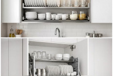 7 Ide Rak Piring Praktis dan Fungsional Ini Bikin Aktivitas Dapur Jauh Lebih Efisien