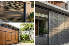 15 Inspirasi Pagar Besi Geser dengan Rel Atas, Solusi Hemat Ruang dan Minim Perawatan